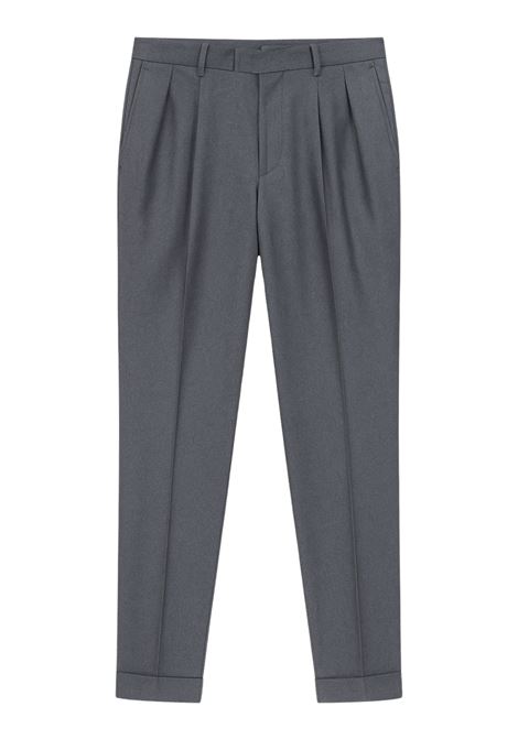 Pantaloni PT Torino Master in Lana Vergine Stretch  Grigio Scuro PT TORINO | Pantaloni | COAFMAZA0CL10240